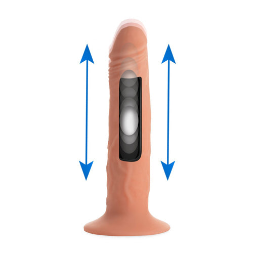 Kinetic Thumping 7X Remote Control Dildo