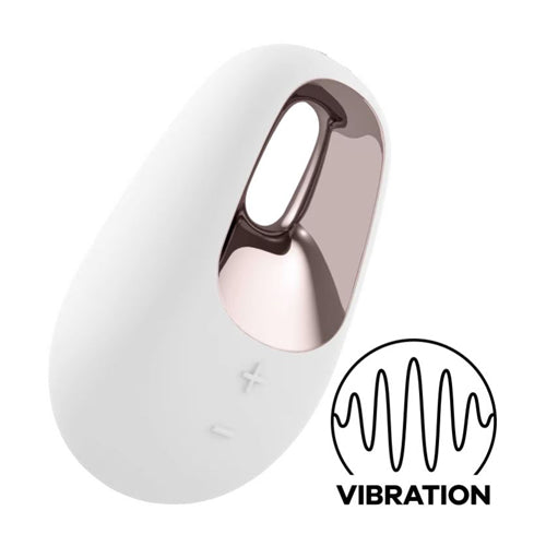 White Temptation Lay-On Vibrator