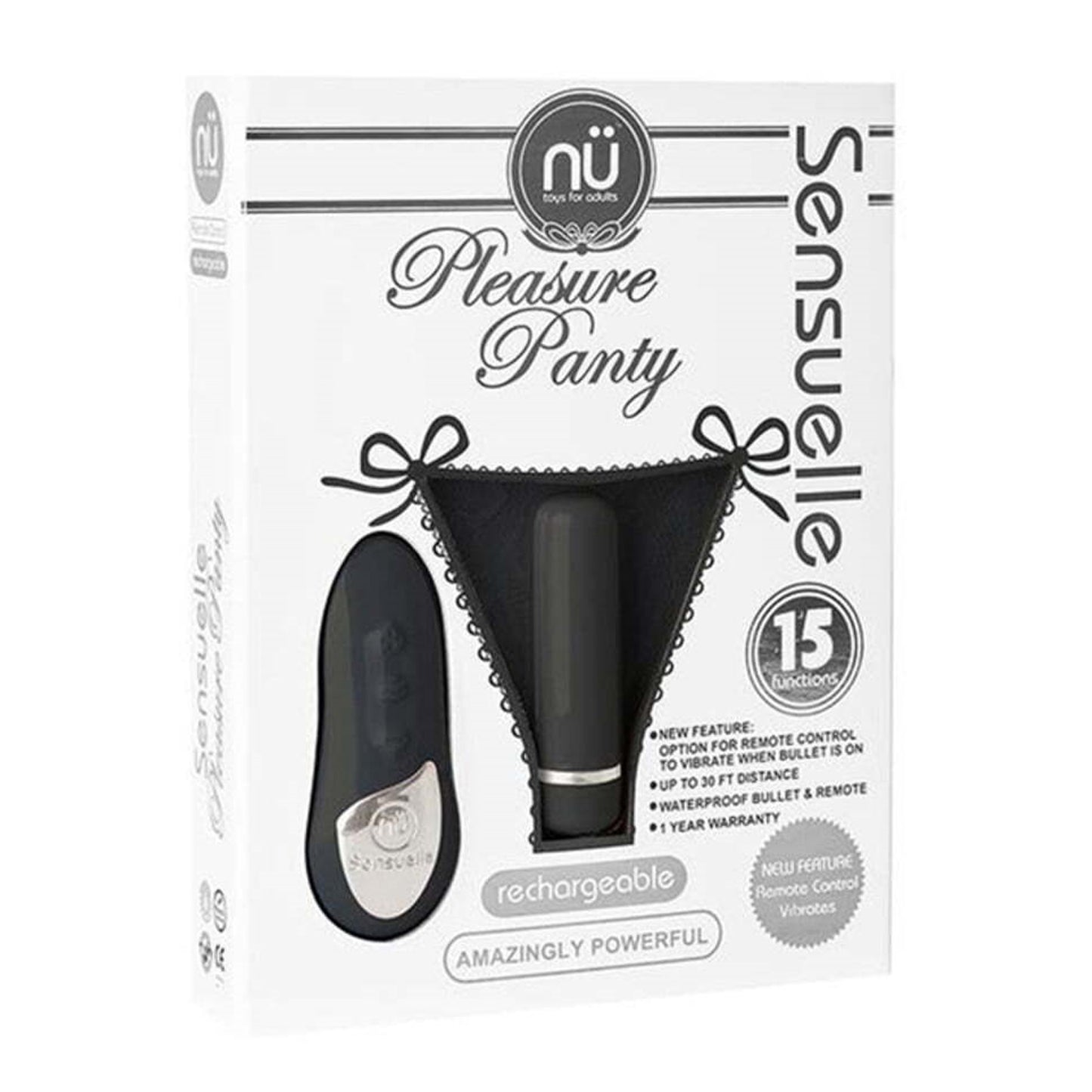 Nu Sensuelle 15-Function Remote Control Pleasure Panty
