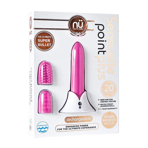 Nu Sensuelle Point Plus 20 Function Bullet Vibrator