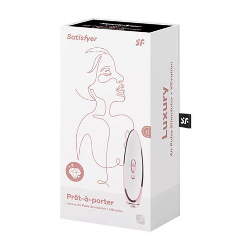 Pret-A-Porter Luxury Air Pulse Stimulator + Vibration