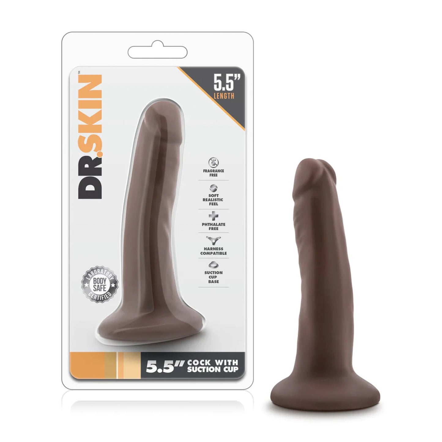 Dr. Skin 5.5" Cock With Suction Cup