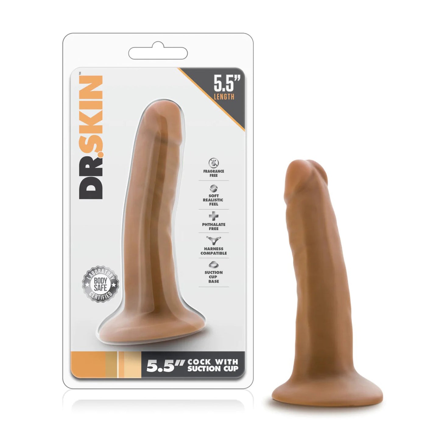 Dr. Skin 5.5" Cock With Suction Cup