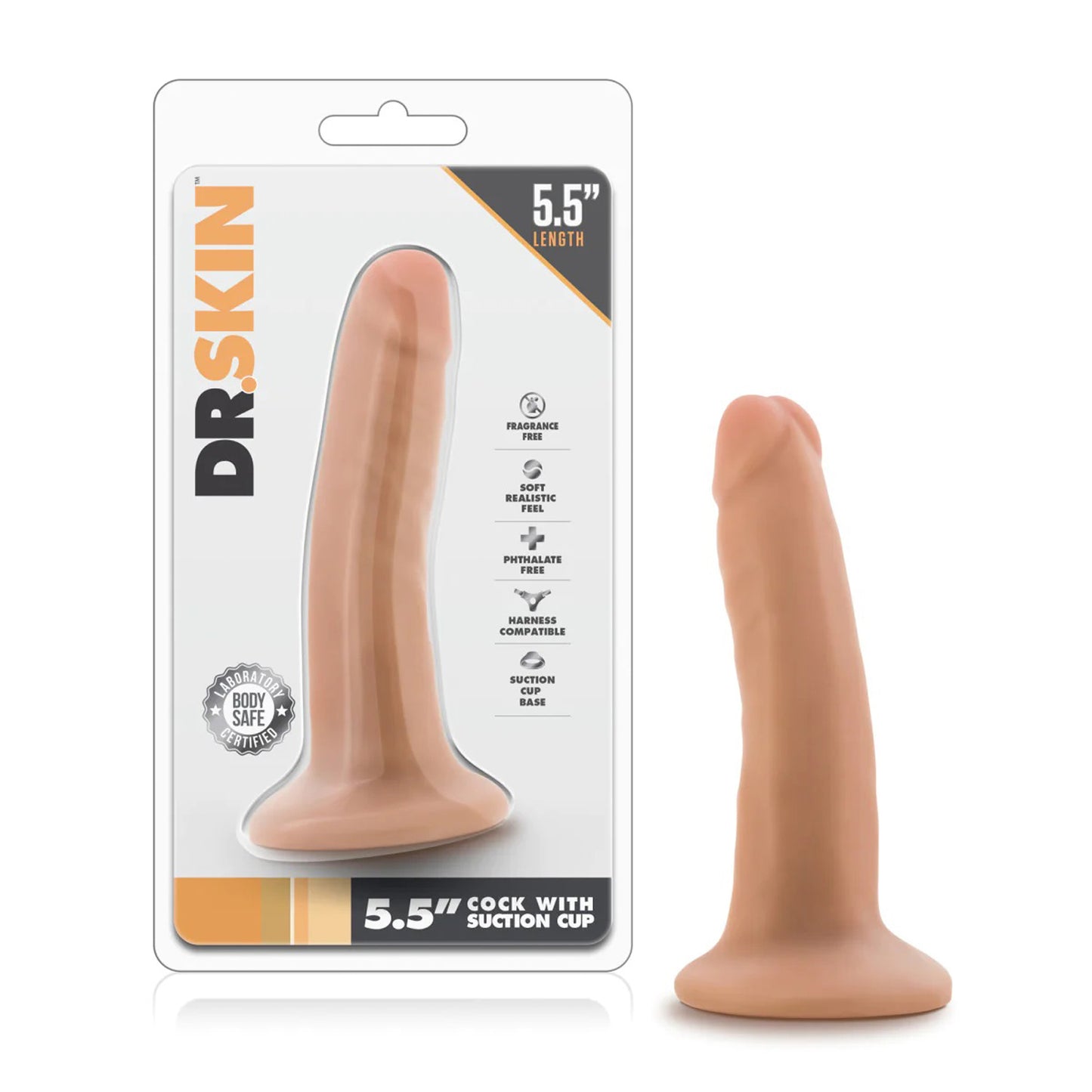 Dr. Skin 5.5" Cock With Suction Cup