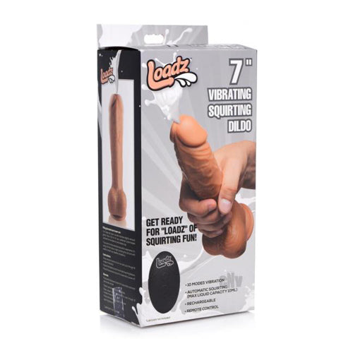 Loadz 7" Vibrating Squirting Dildo