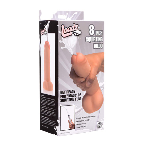 Loadz 8 Inch Squirting Dildo