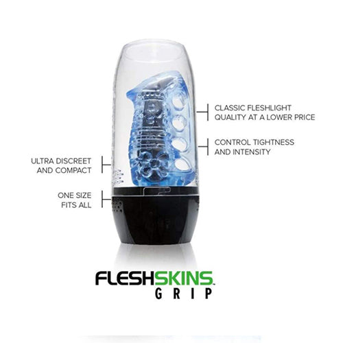 Fleshskins Grip Blue Ice With Case