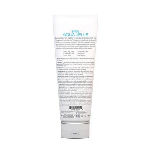 Simply Aqua Jelle Lubricant