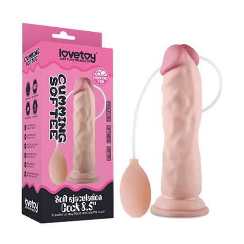 8.5" Soft Ejaculation Cock