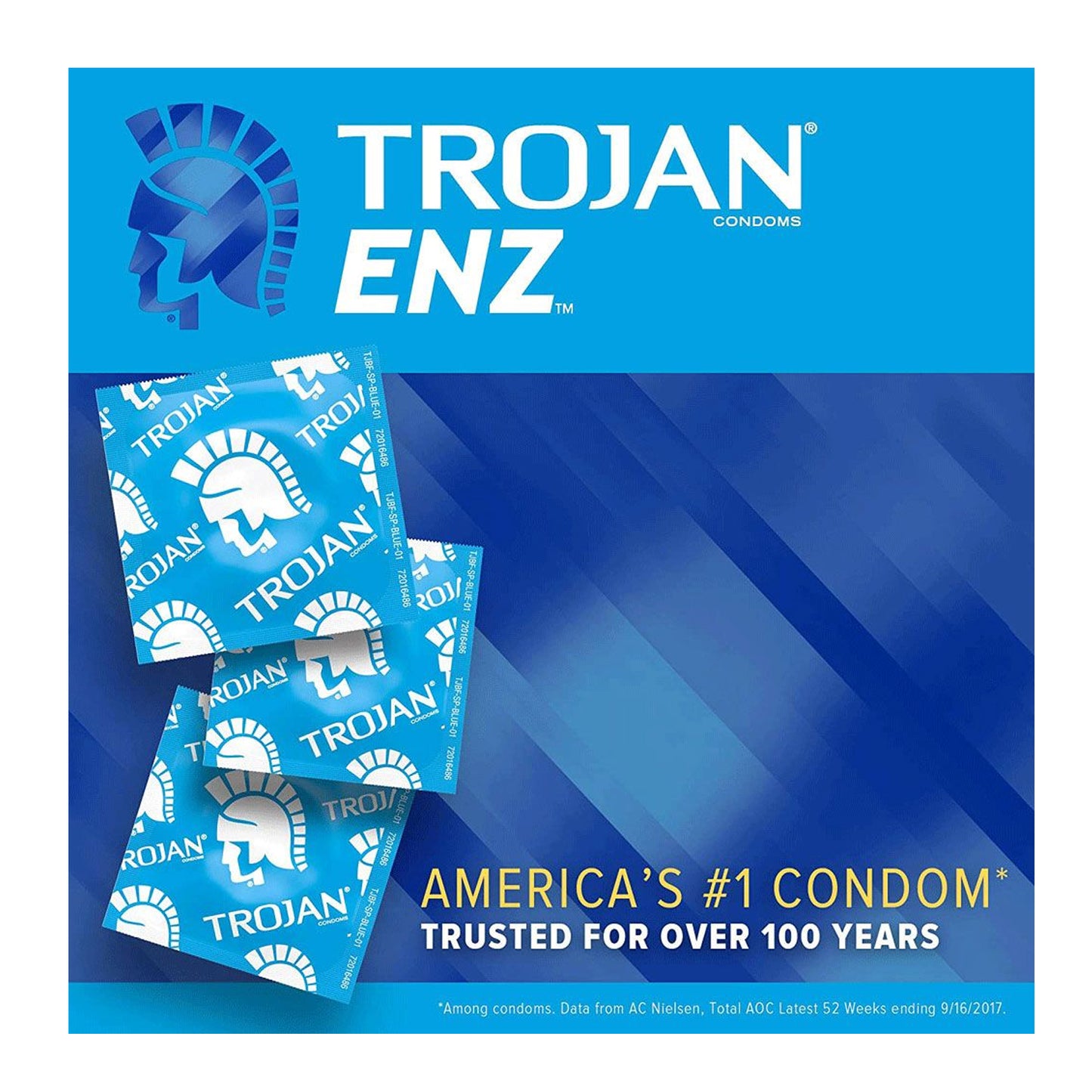 Trojan ENZ Lubricated Latex Condoms 12pack