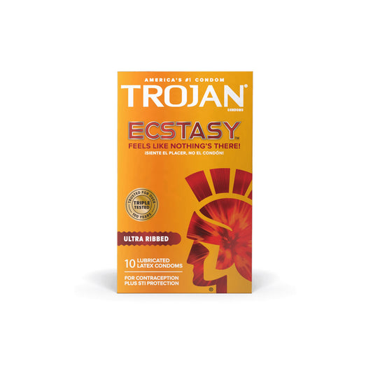 Trojan Ecstasy Ultrasmooth Latex Condoms 10pack