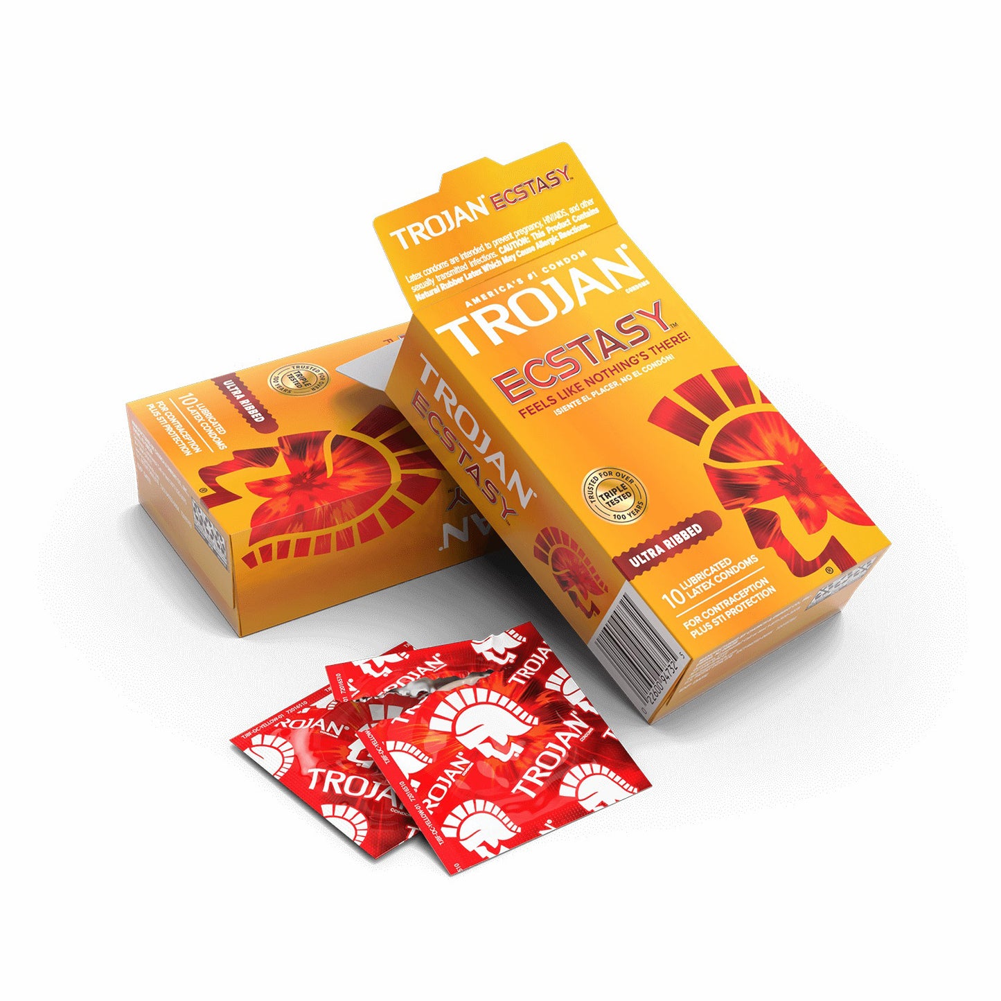 Trojan Ecstasy Ultrasmooth Latex Condoms 10pack