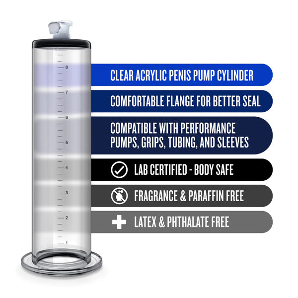 Performance - 9 Inch x 1.75 Inch Penis Pump Cylinder