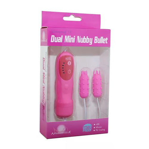 5 Function Dual Mini Nubby Bullet