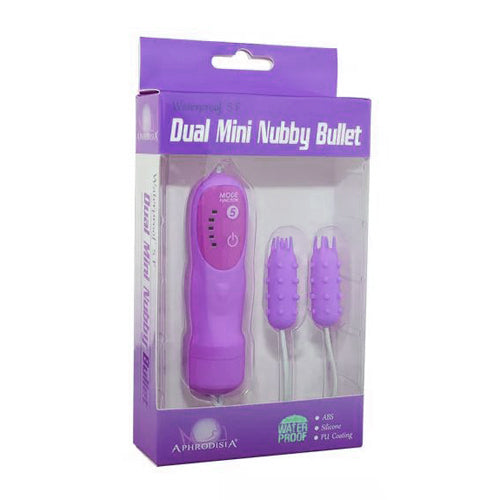 5 Function Dual Mini Nubby Bullet