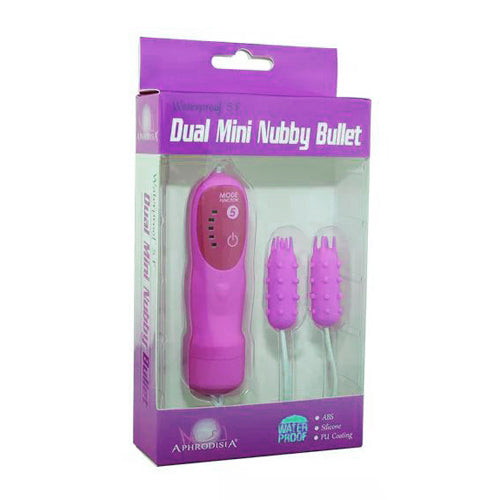 5 Function Dual Mini Nubby Bullet