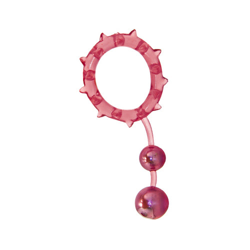 Ball Banger Cock Ring with 2 Balls
