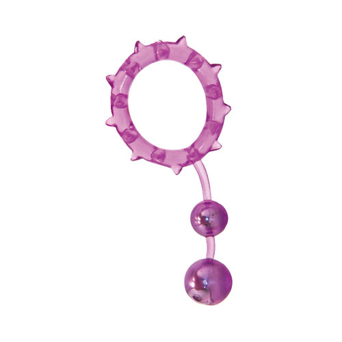 Ball Banger Cock Ring with 2 Balls