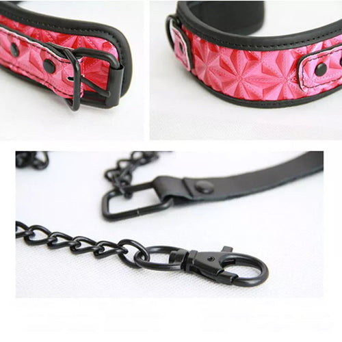 Luxury Fetish Collar with Leash