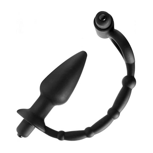 Anal Fantasy Vibrating Butt Plug and Cock Ring Duo