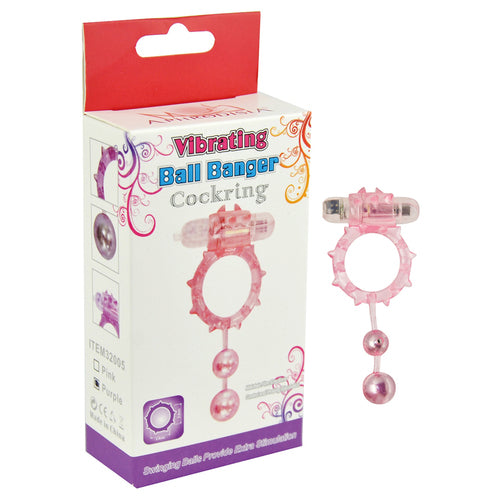 Vibrating Ball Banger Cock Ring