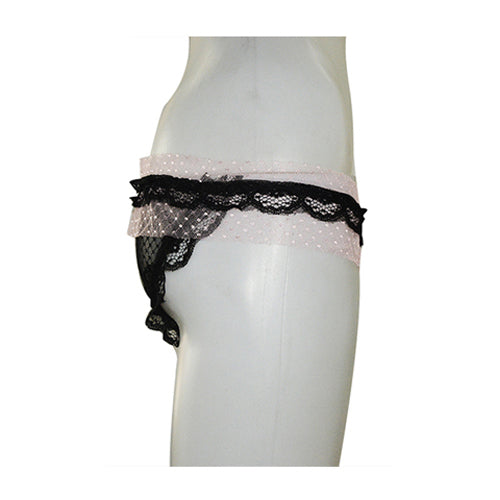 Black Lace Thong
