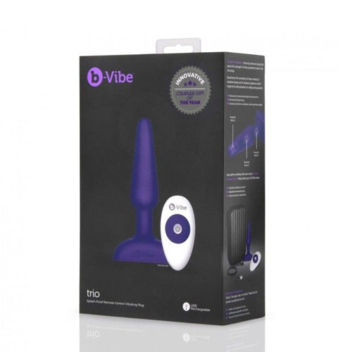 Trio Vibrating Butt Plug