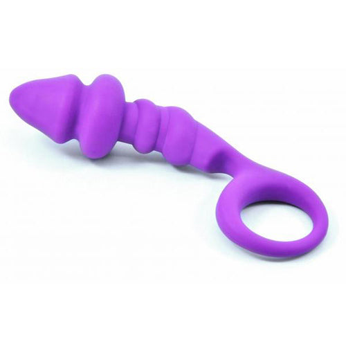 Purple Prostate Plug with C-Rings