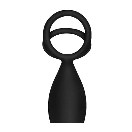 Double Cock Ring Plug