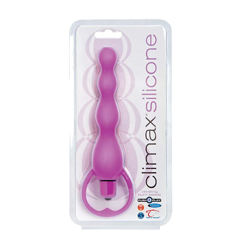 Climax Silicone Vibrating Bum Beads