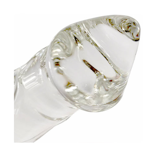 Crystal Dual Ends Veiny Glass Dildo