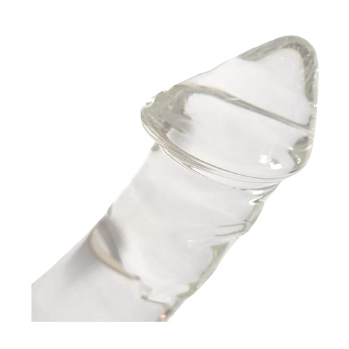 Crystal Dual Ends Veiny Glass Dildo
