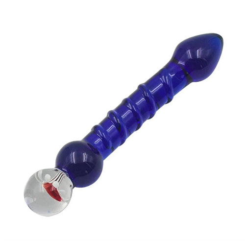 Pretty Blue Glass Dildo