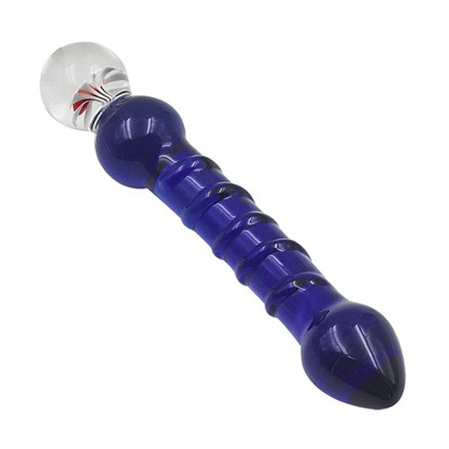 Pretty Blue Glass Dildo