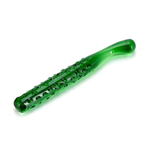 Crystal Cucumber Glass Butt Plug