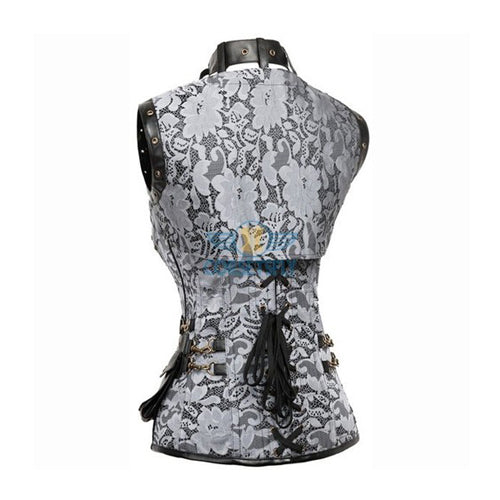 Gray Steampunk with Torera Corset