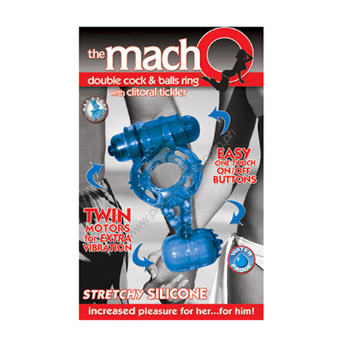 Macho Double Cock and Balls Ring
