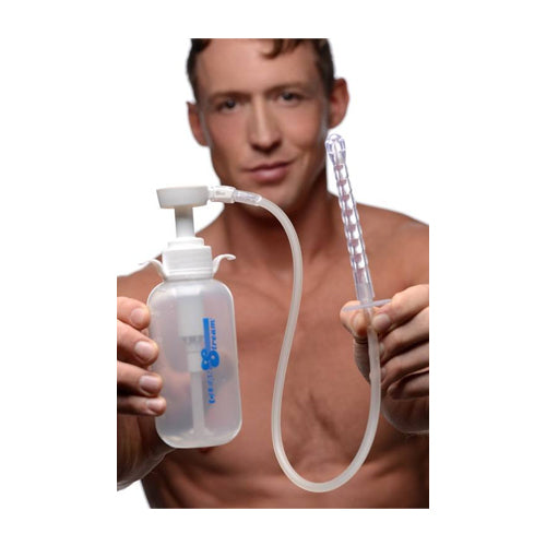 Pump Action Enema Bottle with Nozzle
