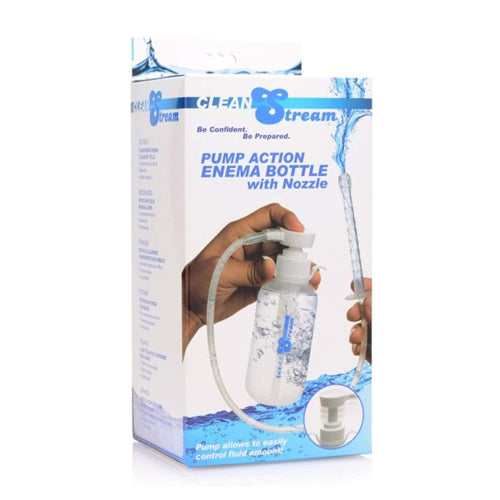 Pump Action Enema Bottle with Nozzle