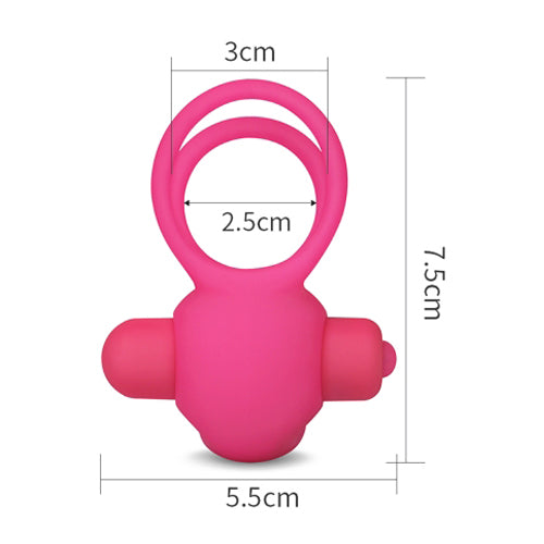 Power Clit Duo Silicone Cockring