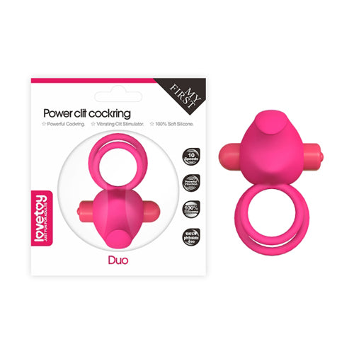 Power Clit Duo Silicone Cockring