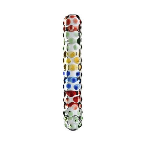 Pleasure Dots Glass Dildo