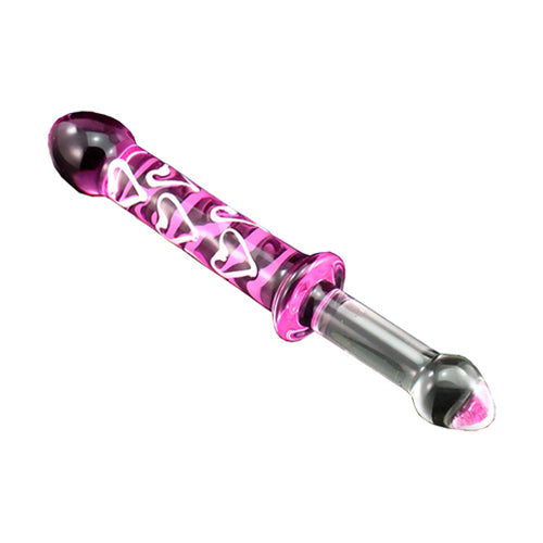 Pleasure Pink Glass Dildo