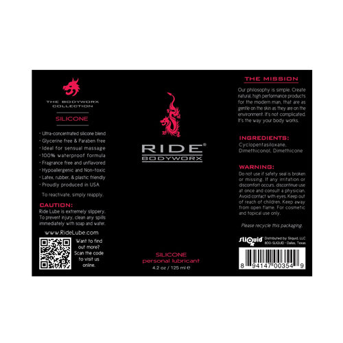 Ride BodyWorx Silicone Lubricant