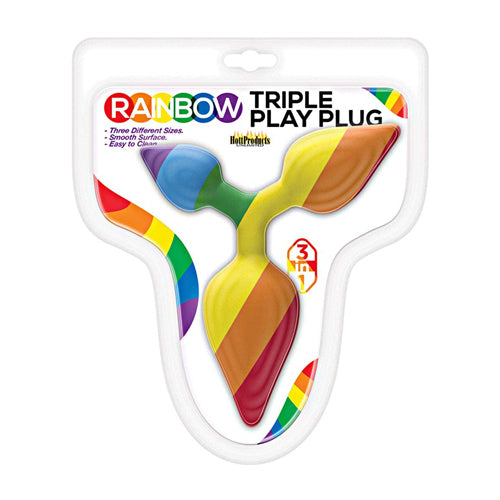 Rainbow Triple Play Plug