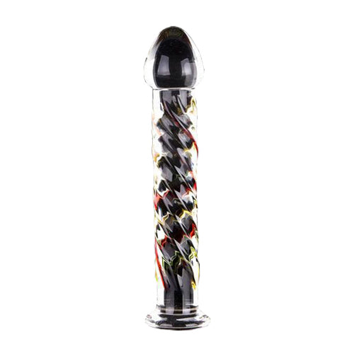 Swirly Iyah Glass Dildo