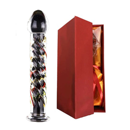 Swirly Iyah Glass Dildo