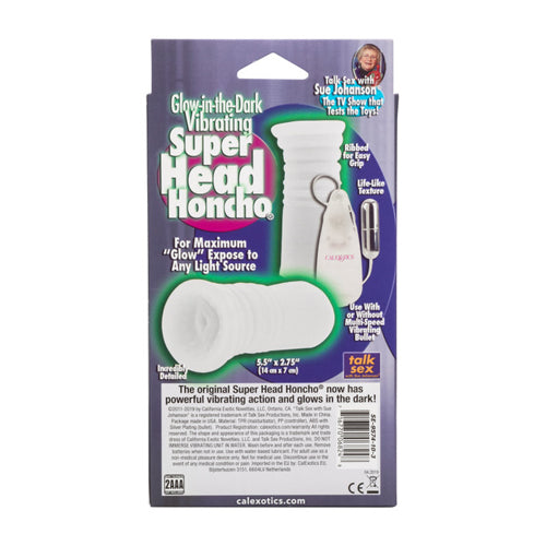 Sue Johanson Glow-in-the-Dark Vibrating Super Head Honcho