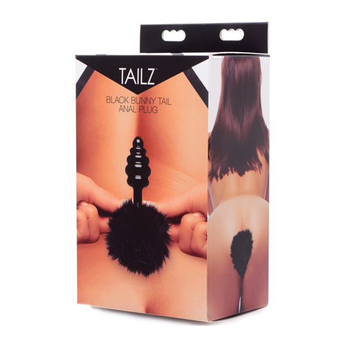 Tailz Black Bunny Tail Anal Plug