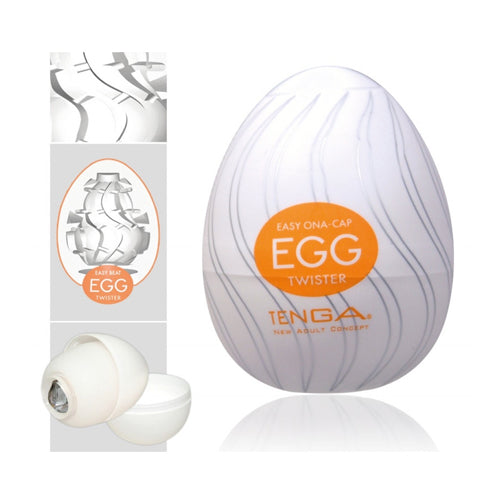 Easy On A Cap Egg Masturbator by Tenga